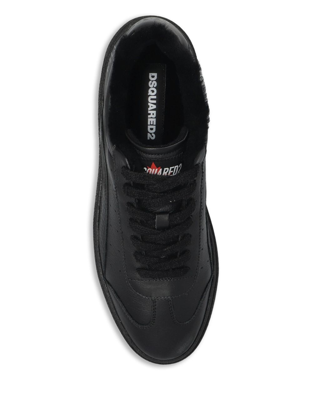 Rider leather low-top sneakers - 4