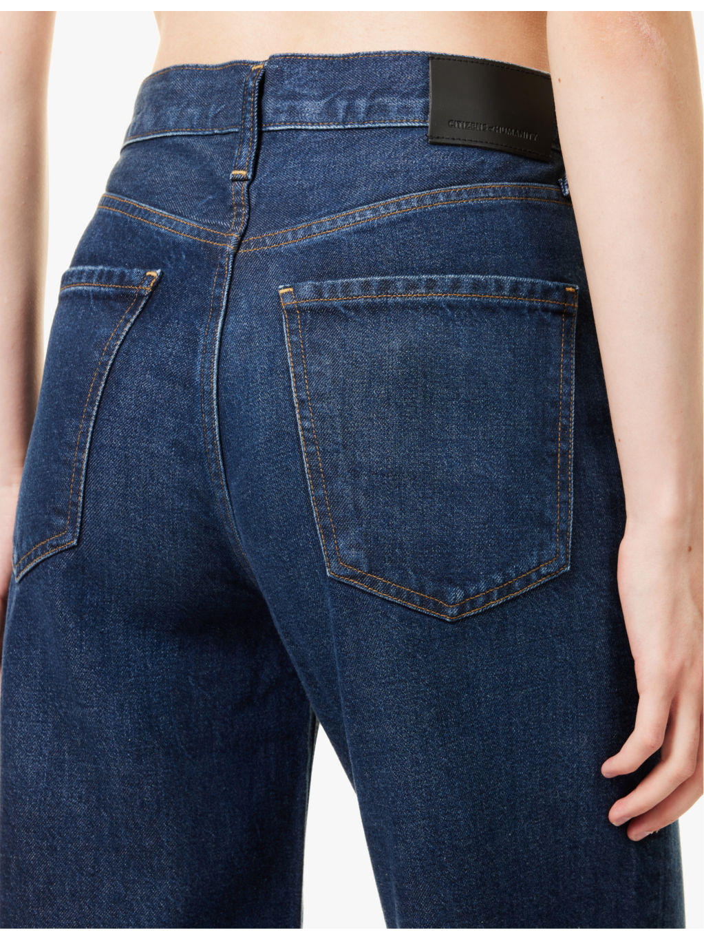 Paloma Baggy brand-patch wide-leg high-rise woven-blend jeans - 6