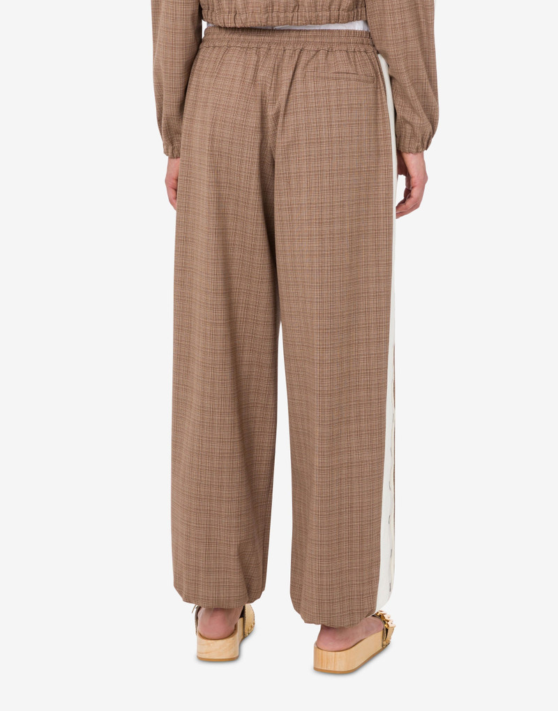 STRETCH WOOL BLEND CLOTH PANTS 3