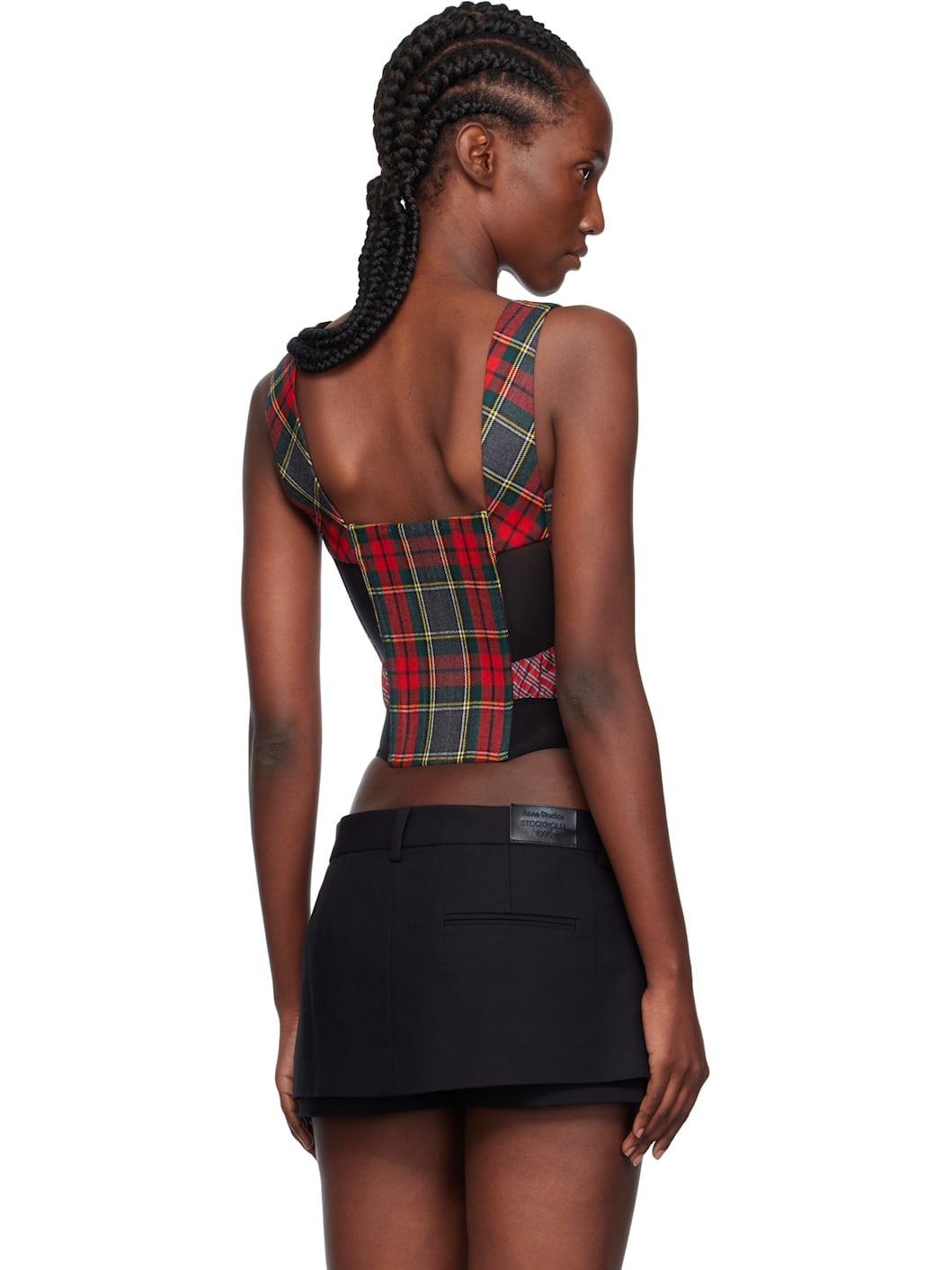 Red & Green Juliet Corset Top - 3