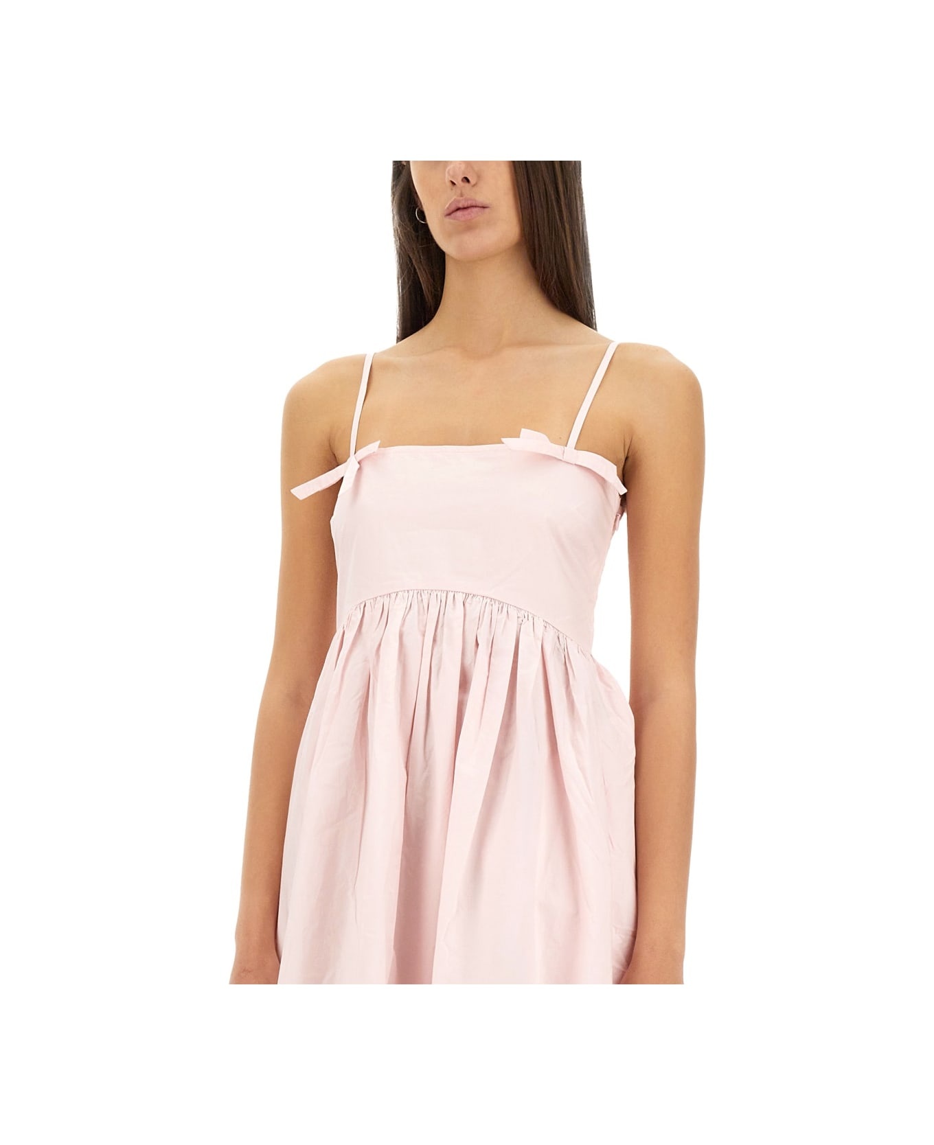 Pink Cotton Dress - 4