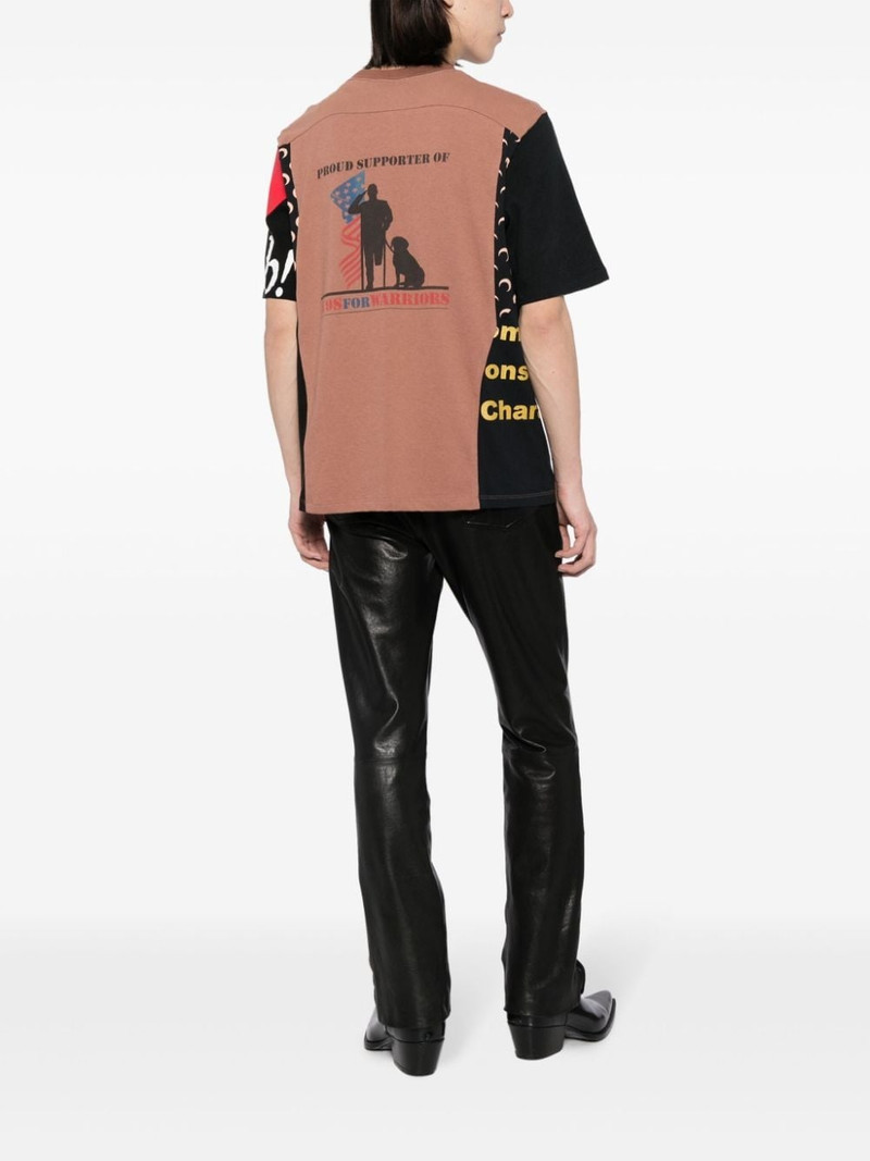 Marine Serre Regenerated patchwork t-shirt outlook