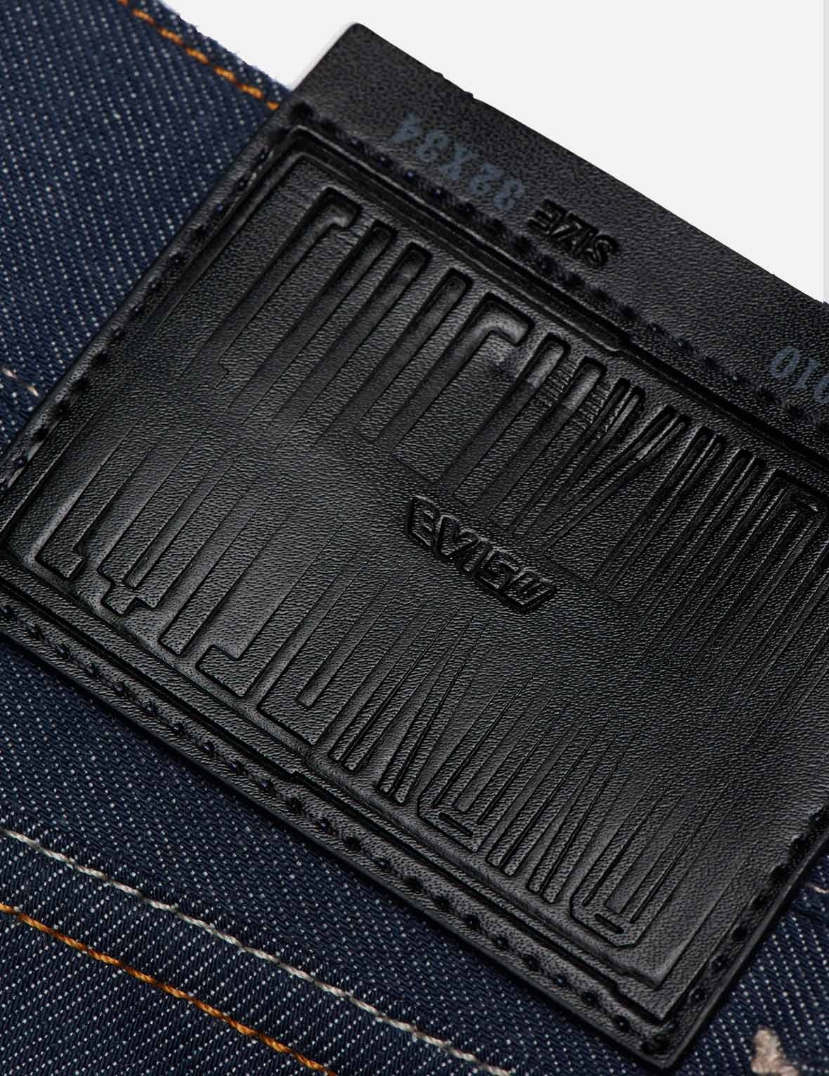 Logo Print and Embroidered Slim Straight fit Jeans #2010 - 10