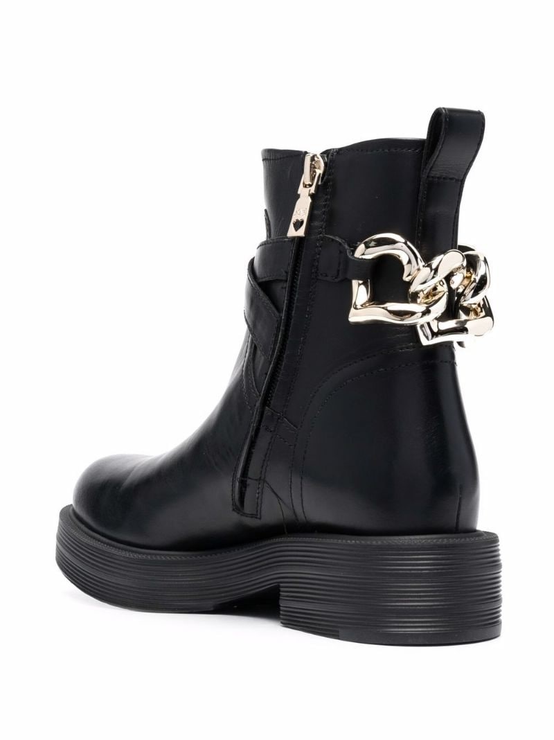 heart-charm ankle boots - 3