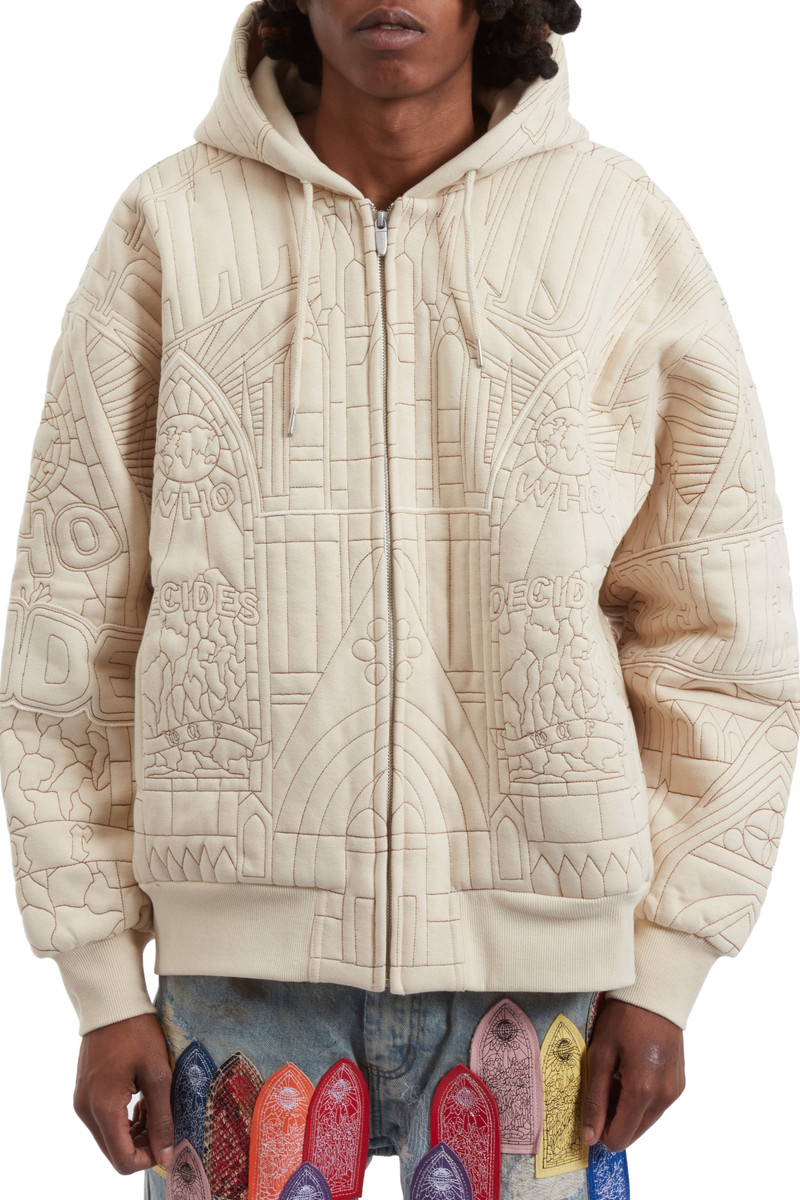 WDW X PP CATHEDRAL ZIP UP HOODIE 3