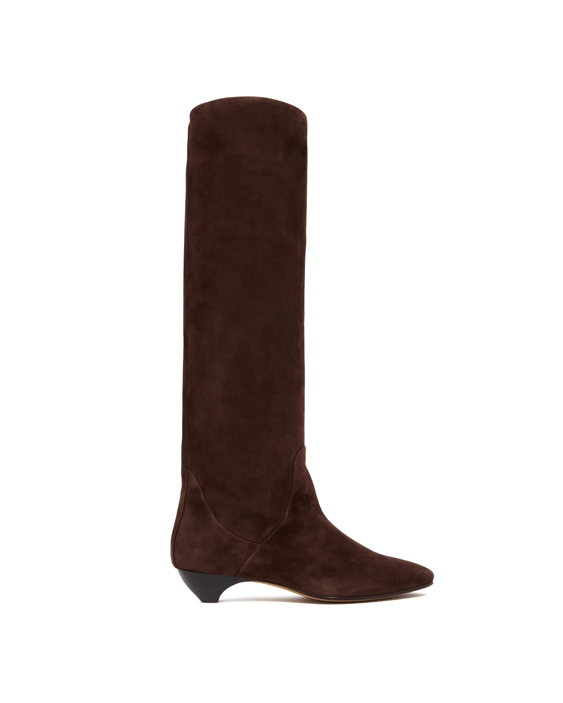 Brown Suede Allegra Boots - 1