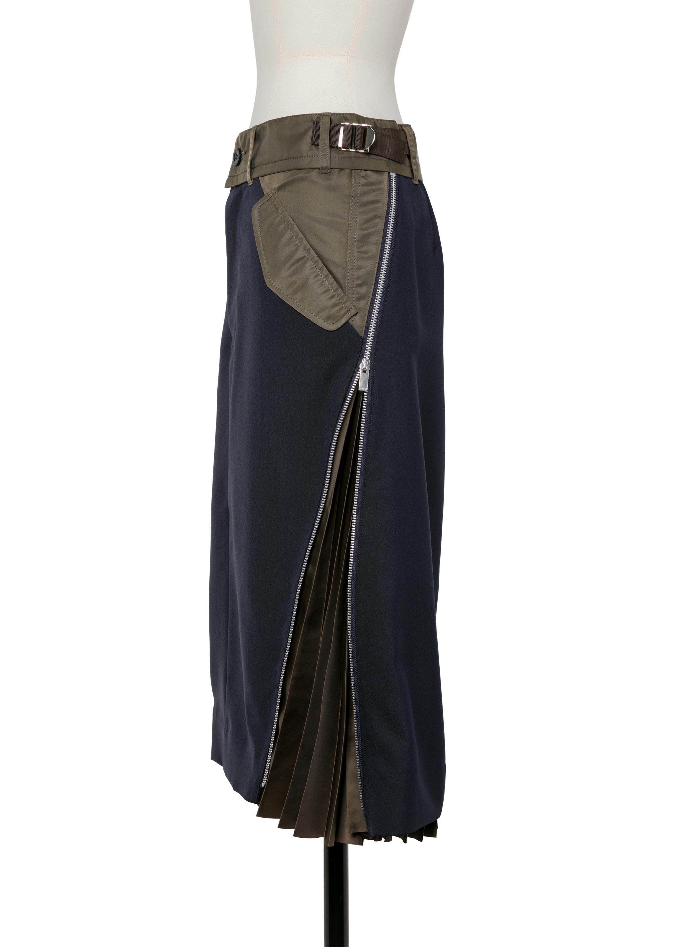 Suiting Mix Skirt - 2