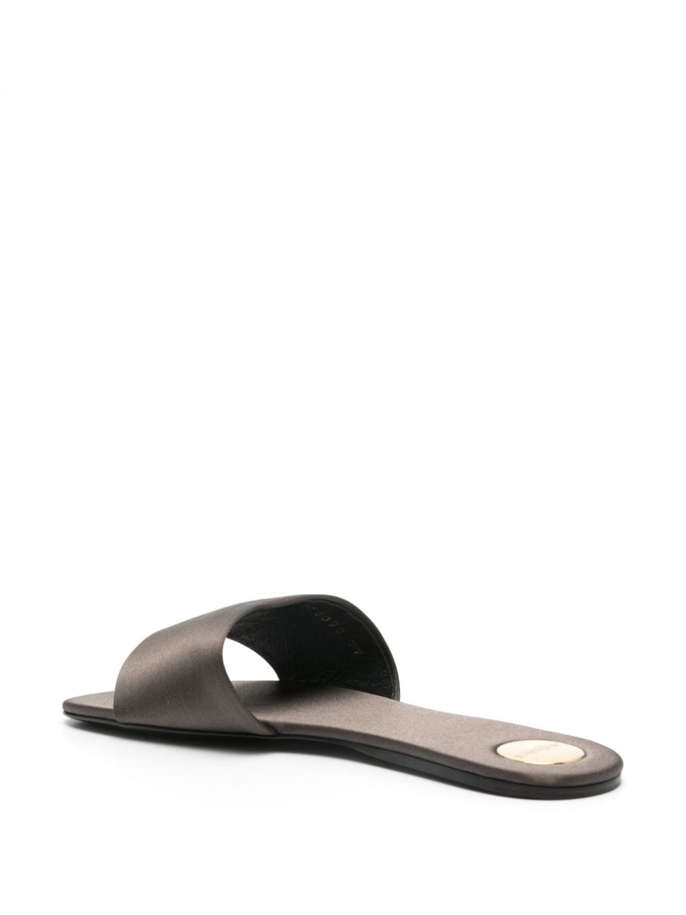 Carlyle satin flat sandals - 3