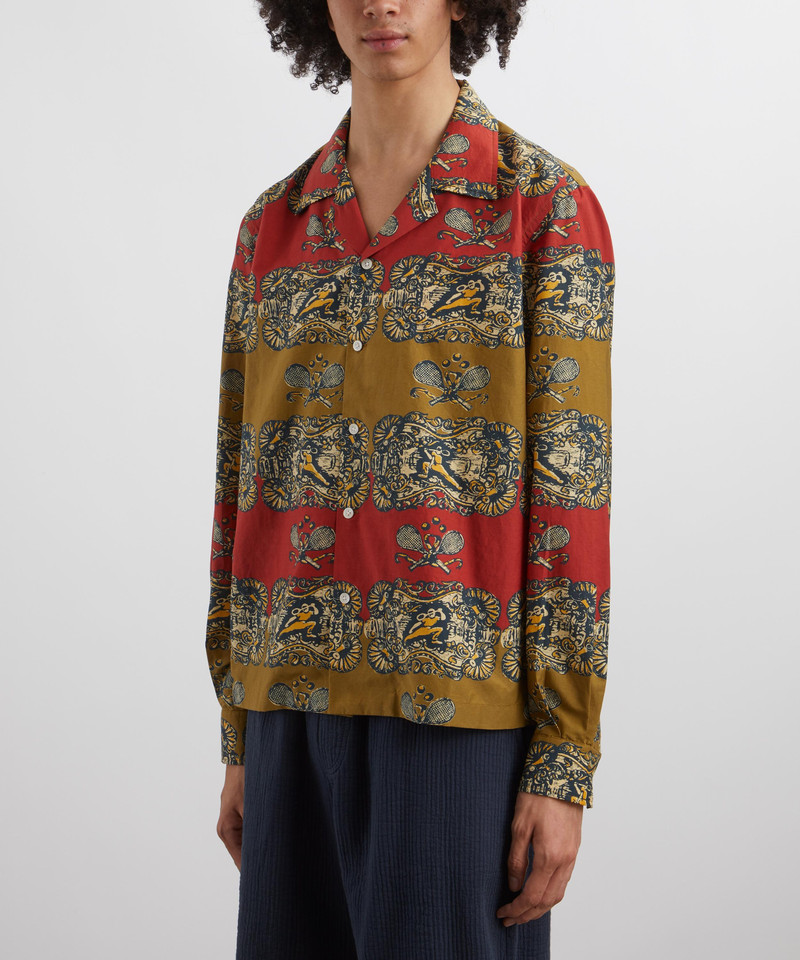 BODE Tennis Court Long Sleeve Shirt outlook