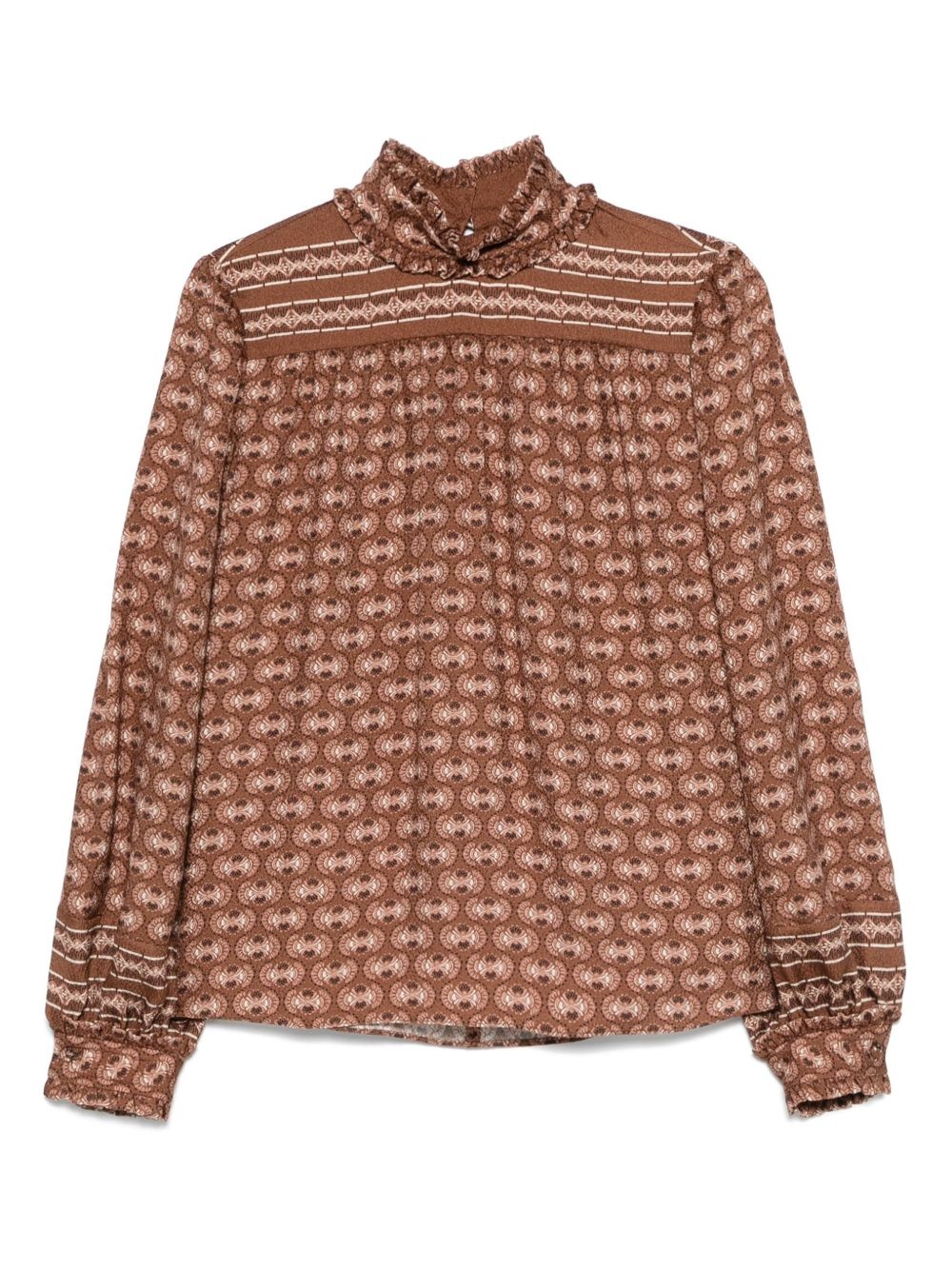 silk blouse - 1