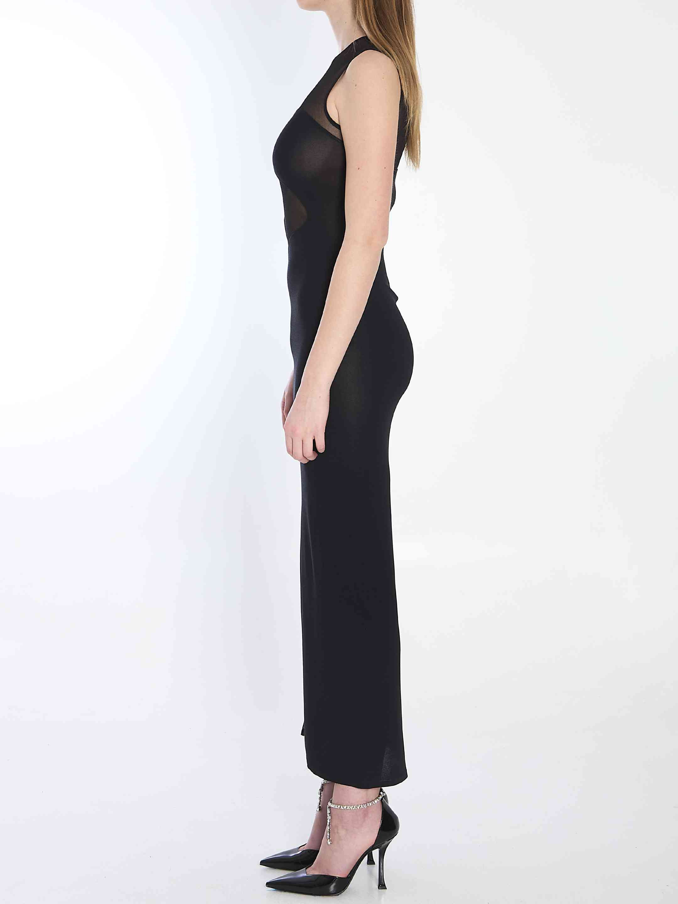 Alaia Women Knit Molded Midi Dress - 3