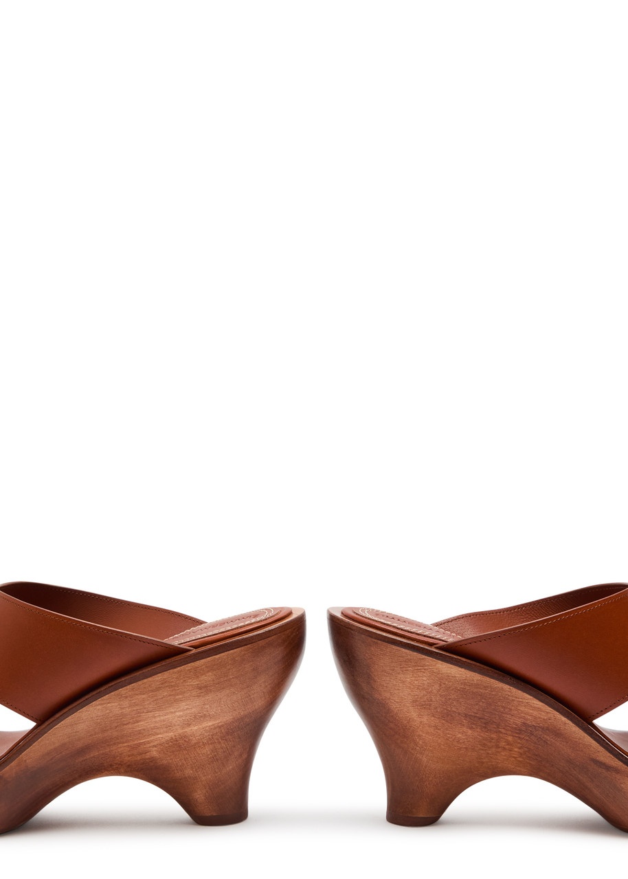 Zimmermann Wild 95 Wooden Wedge Mules - 4