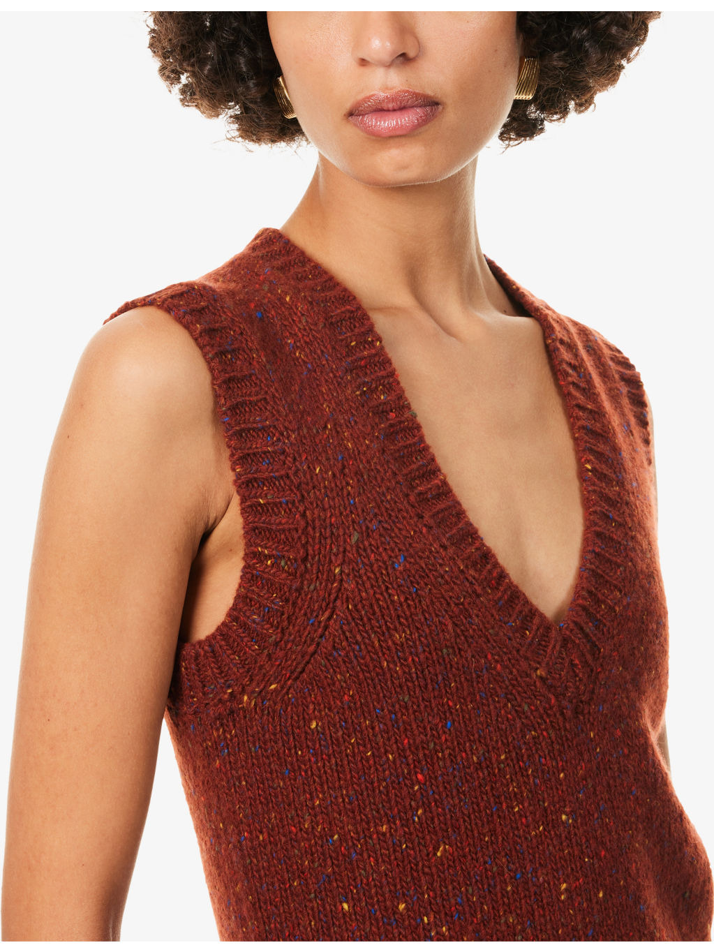 Solomon Cashmere-Knit Vest - 5