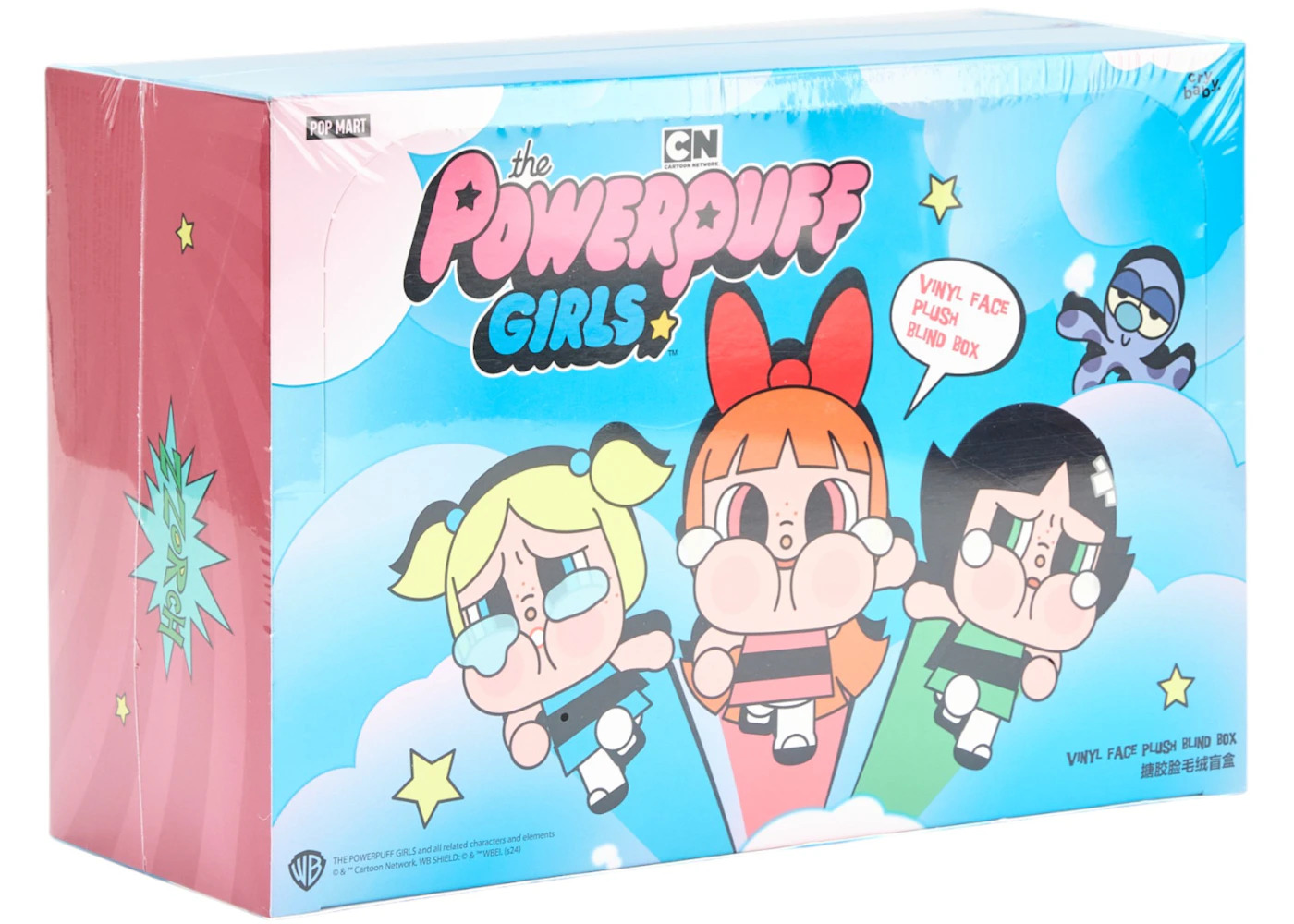 Pop Mart CryBaby x Powerpuff Girls Series Vinyl Face Plush Sealed Case (6 Blind Boxes) - 4