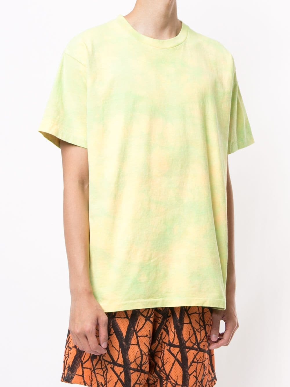 tie-dye print loose fit T-shirt - 3