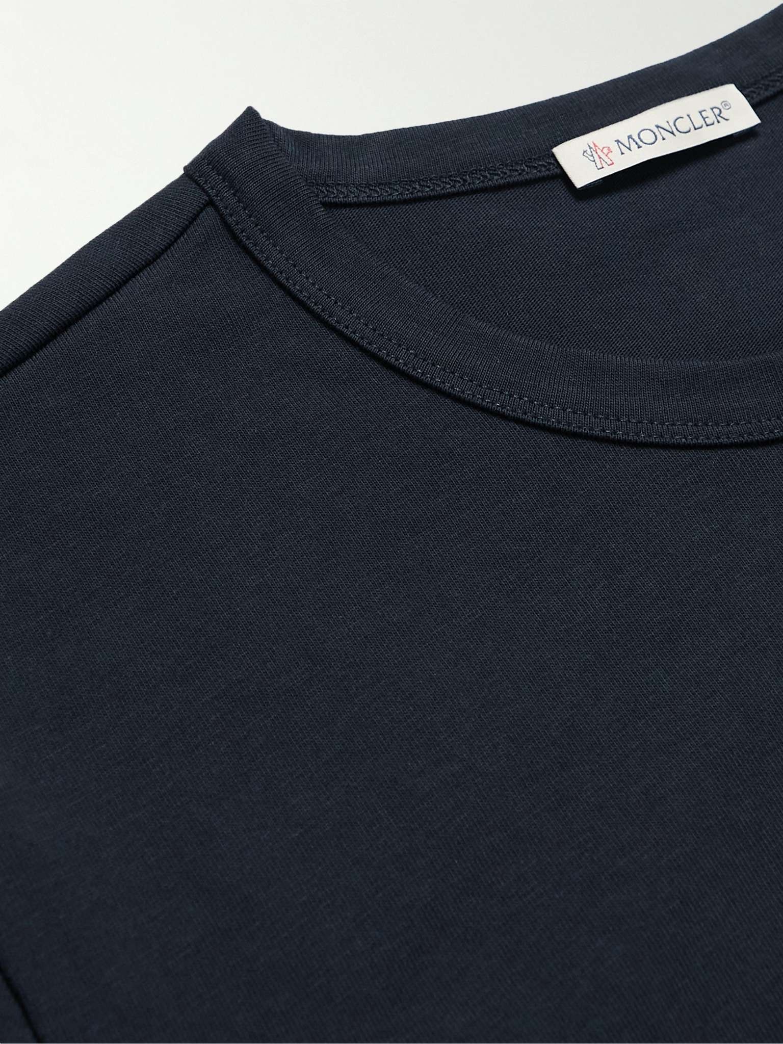 Logo-Appliquéd Printed Cotton-Jersey T-Shirt - 5