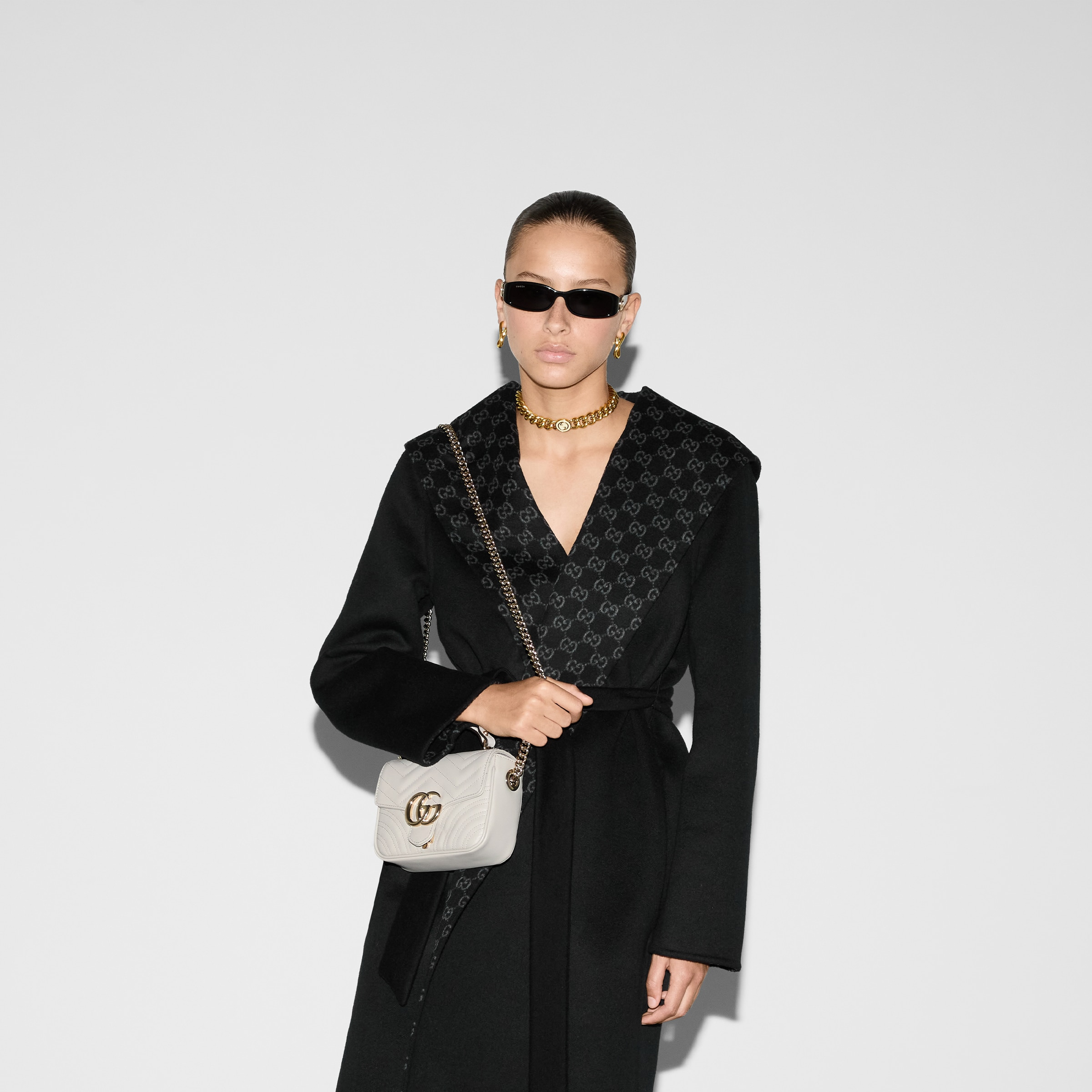 GG Marmont mini top handle bag - 4
