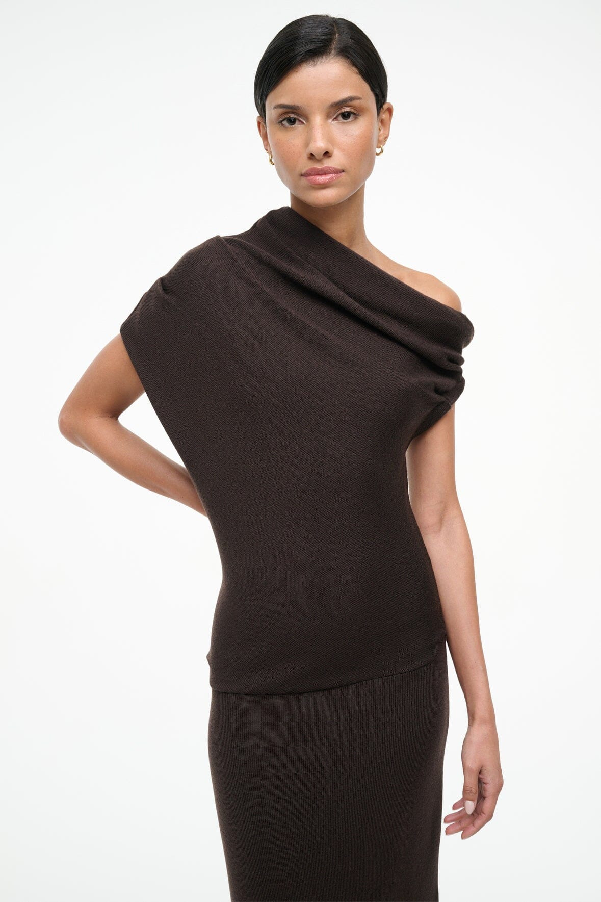 STAUD MABEL DRESS EARTH - 2