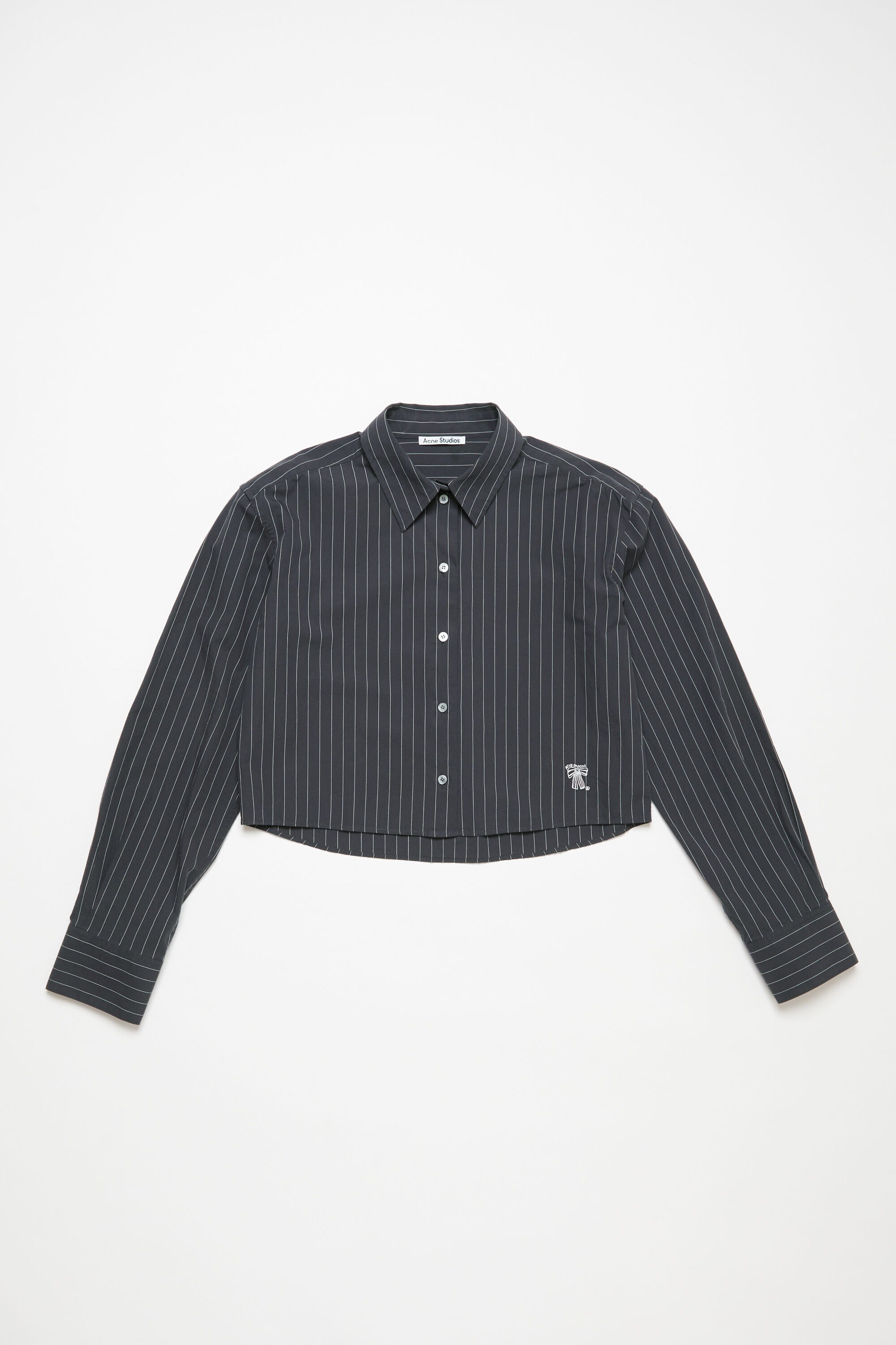 Shirt jacquard pinstripe - Black/white - 6