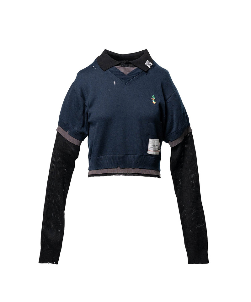 Triple Layered Knit Sweater 16