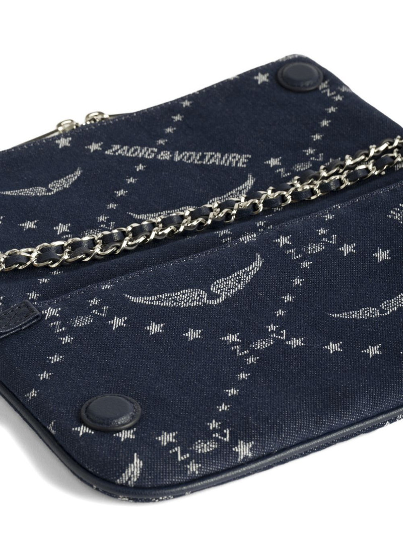 Rock Denim Monogram chain crossbody bag 6