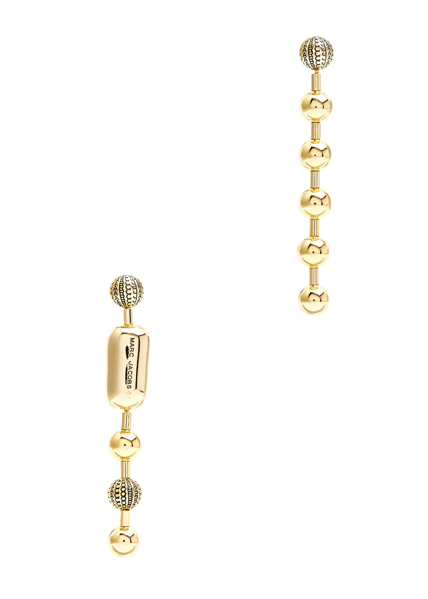 The Monogram Ball Chain drop earrings - 1