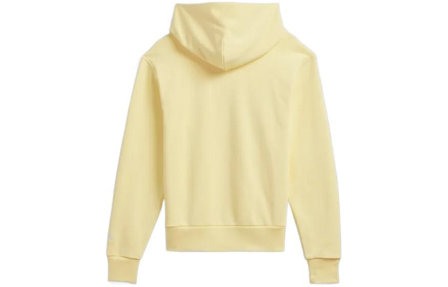 adidas x Pharrell Humanrace Logo Hoodie 'Yellow' H46993 - 2