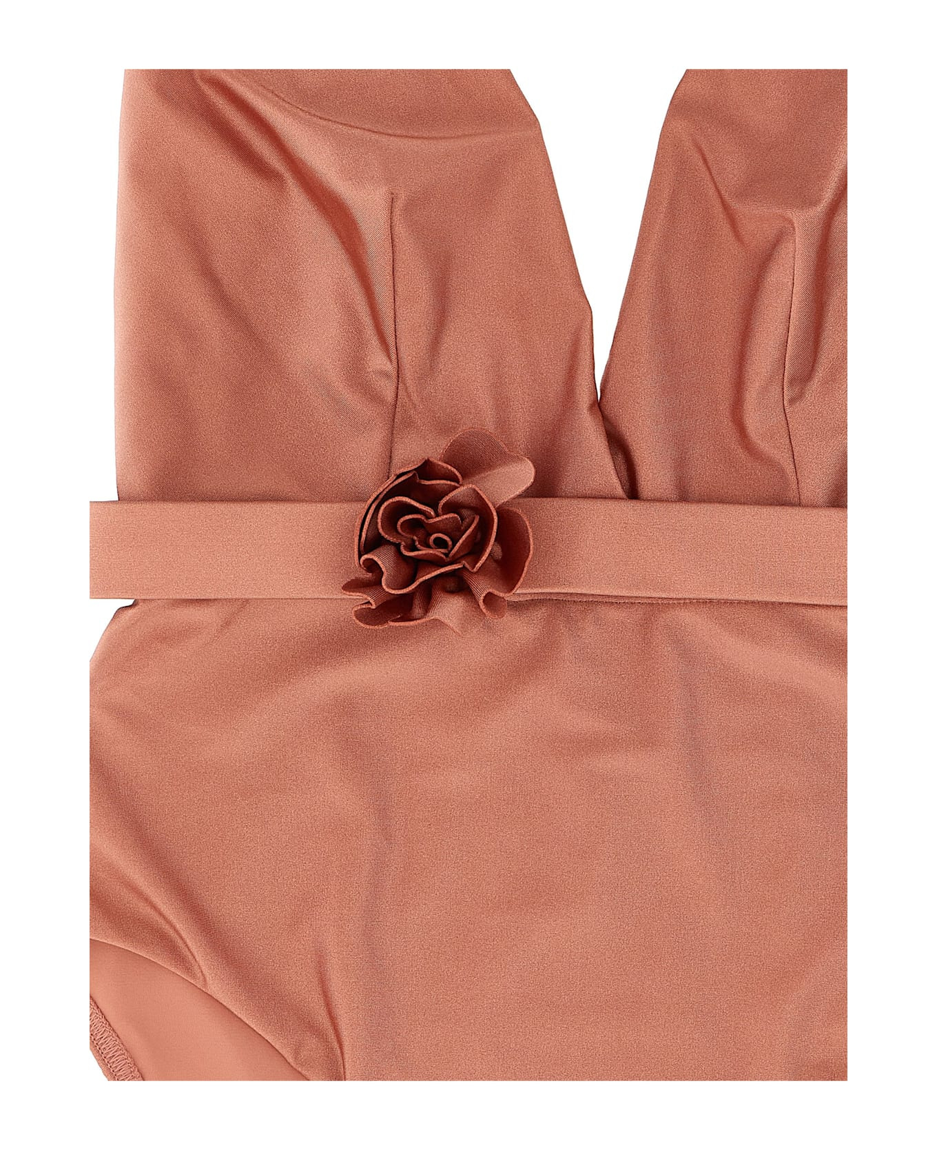 'lucky Plunge Flower' One-piece Swimsuit - 3