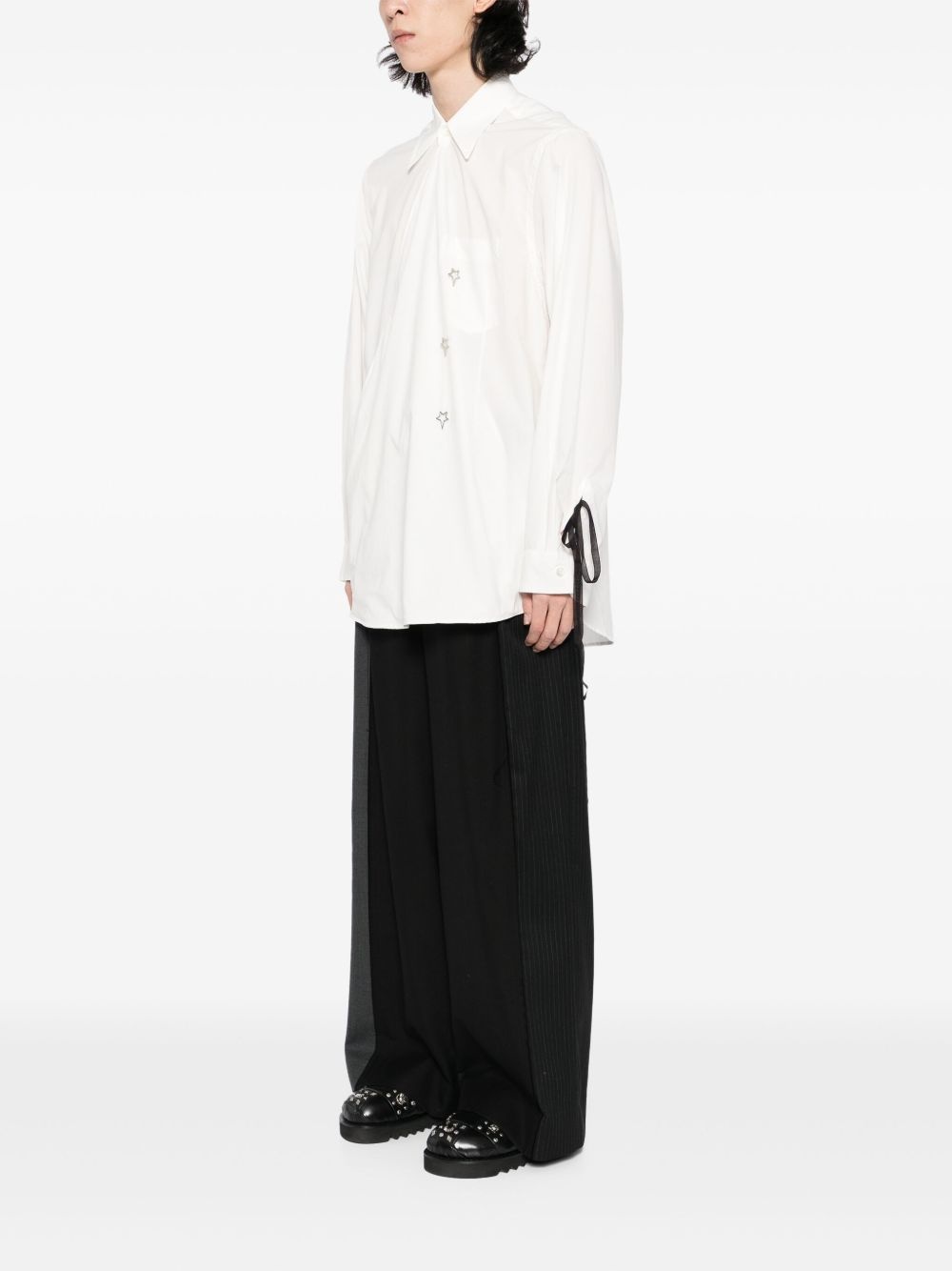 overlap pullover shirt - 3