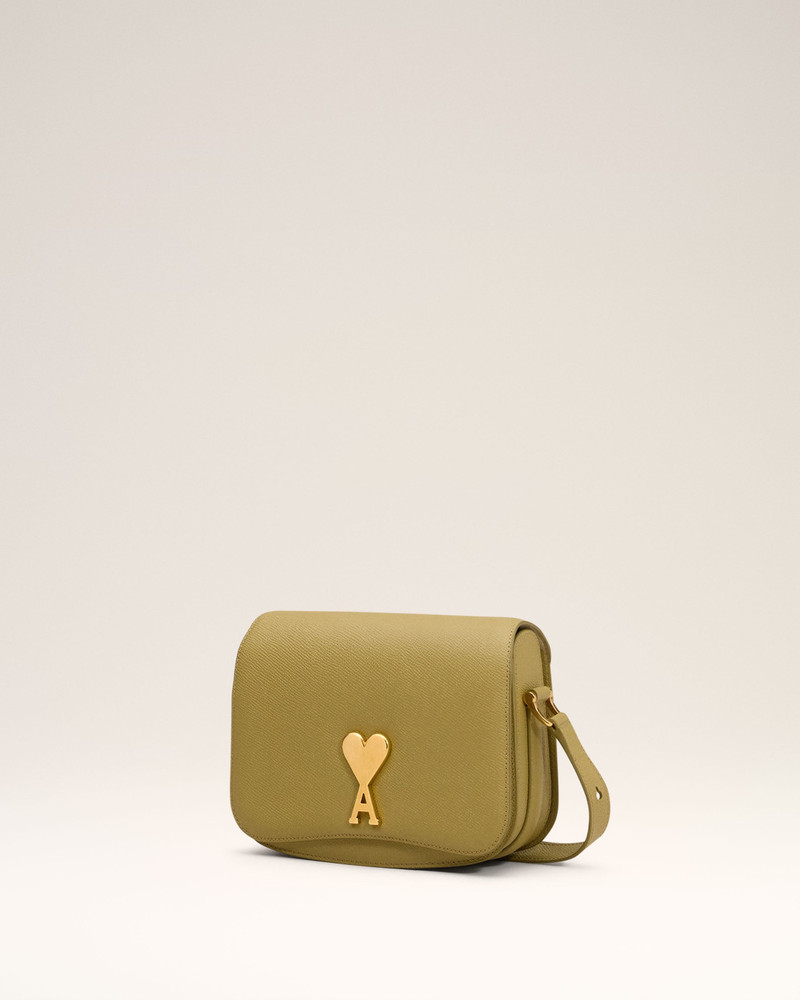 AMI Paris YELLOW LEATHER PARIS PARIS BAG outlook