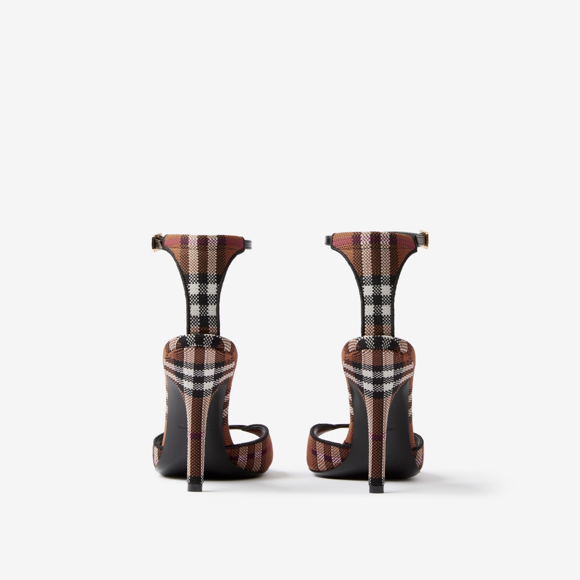 Check Stiletto-heel Sandals - 3