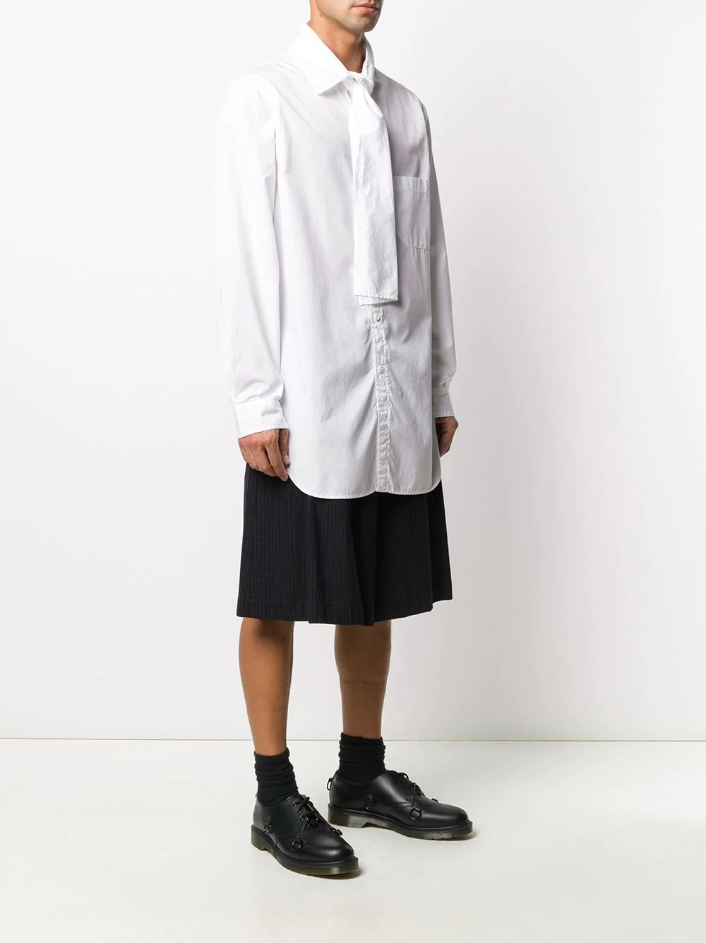 oversized panelled shirt - 3