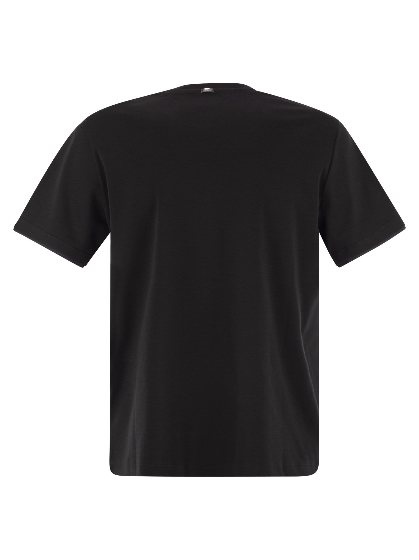 Herno Men Resort T-Shirt In Cotton And Light Stretch Nylon - 2