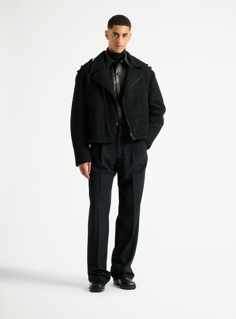 Balmain Tweed biker jacket outlook