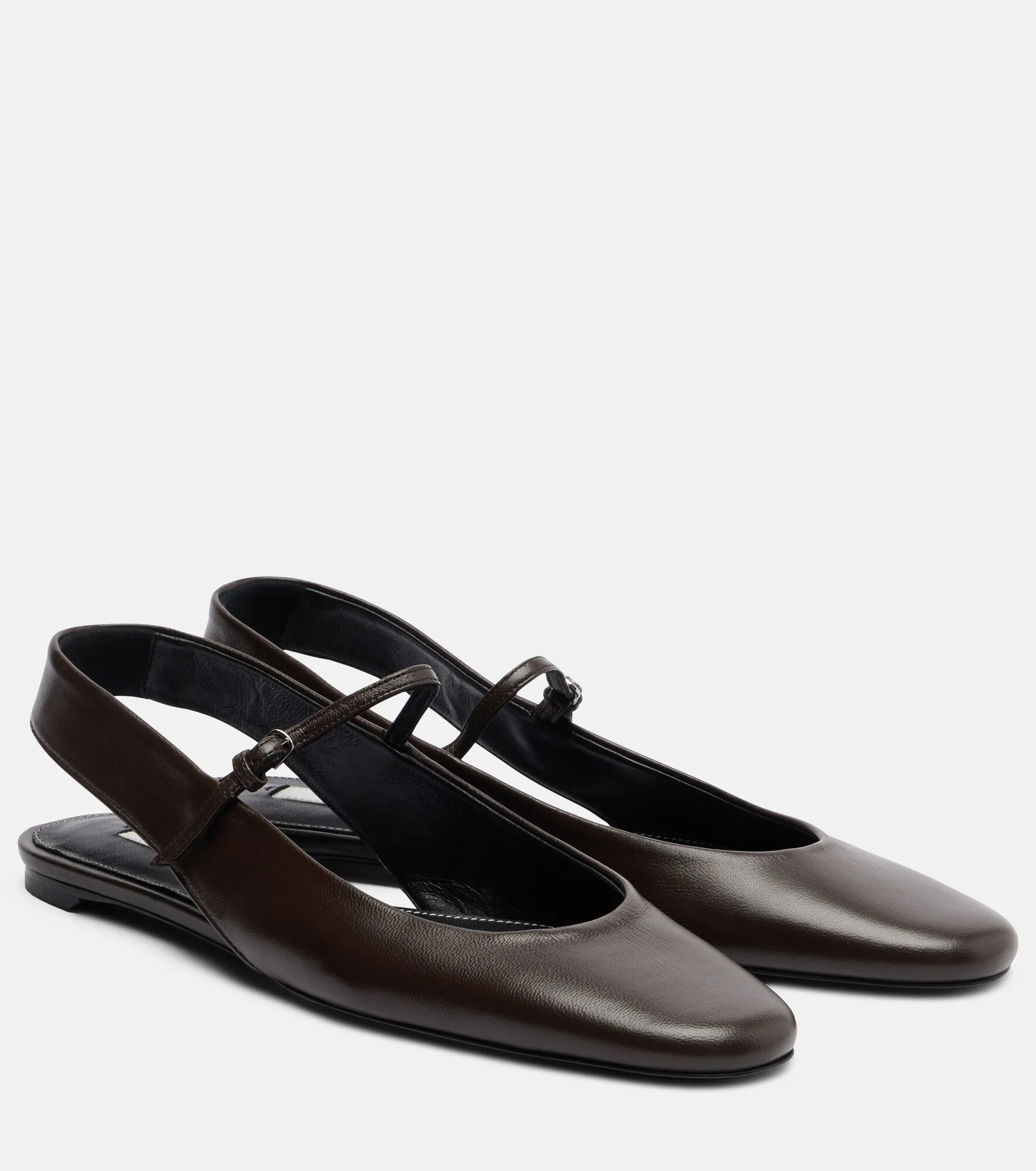 Leather Mary Jane flats - 1