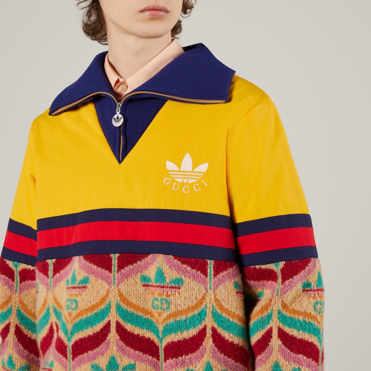 GUCCI＊adidas ハーフジップ GUCCI adidas x Gucci half-zip jacket | REVERSIBLE