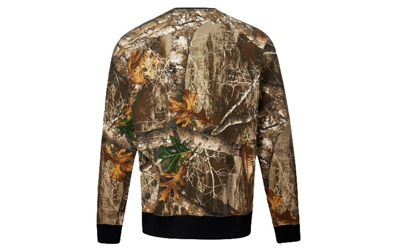 Converse Men's Converse Retro Pattern Logo Printing Round Neck Pullover Camouflage 10019970-249 outlook