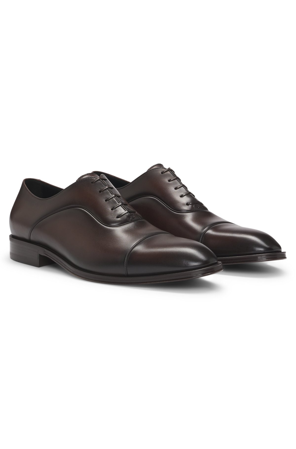 CAPTOE OXFORD SHOES IN SMOOTH LEATHER - 2