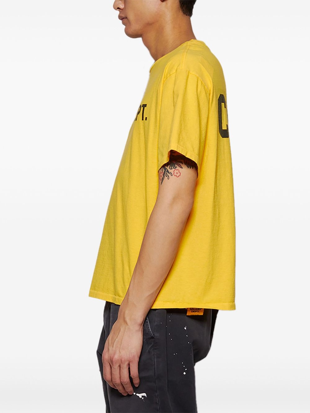 logo-print reversible T-shirt - 4