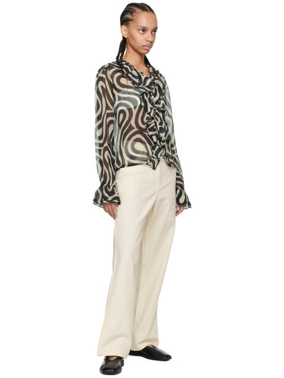 BODE Off White Knolly Brook Trousers outlook