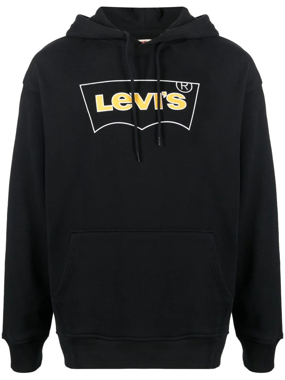 logo-print hoodie - 1