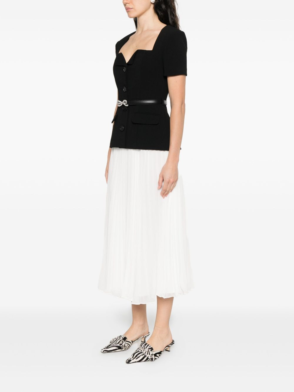 short sleeve midi dress - 3