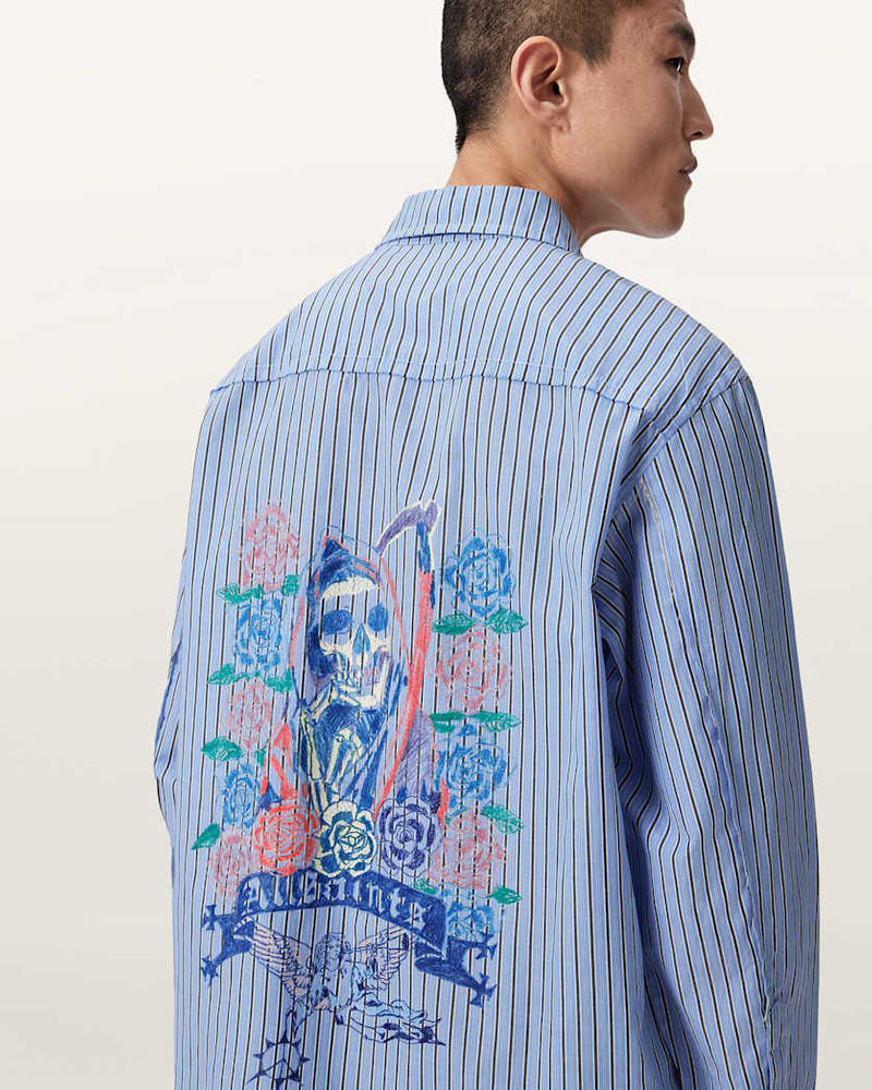 NORTE OVERSIZED LONG SLEEVE STRIPED SHIRT 3