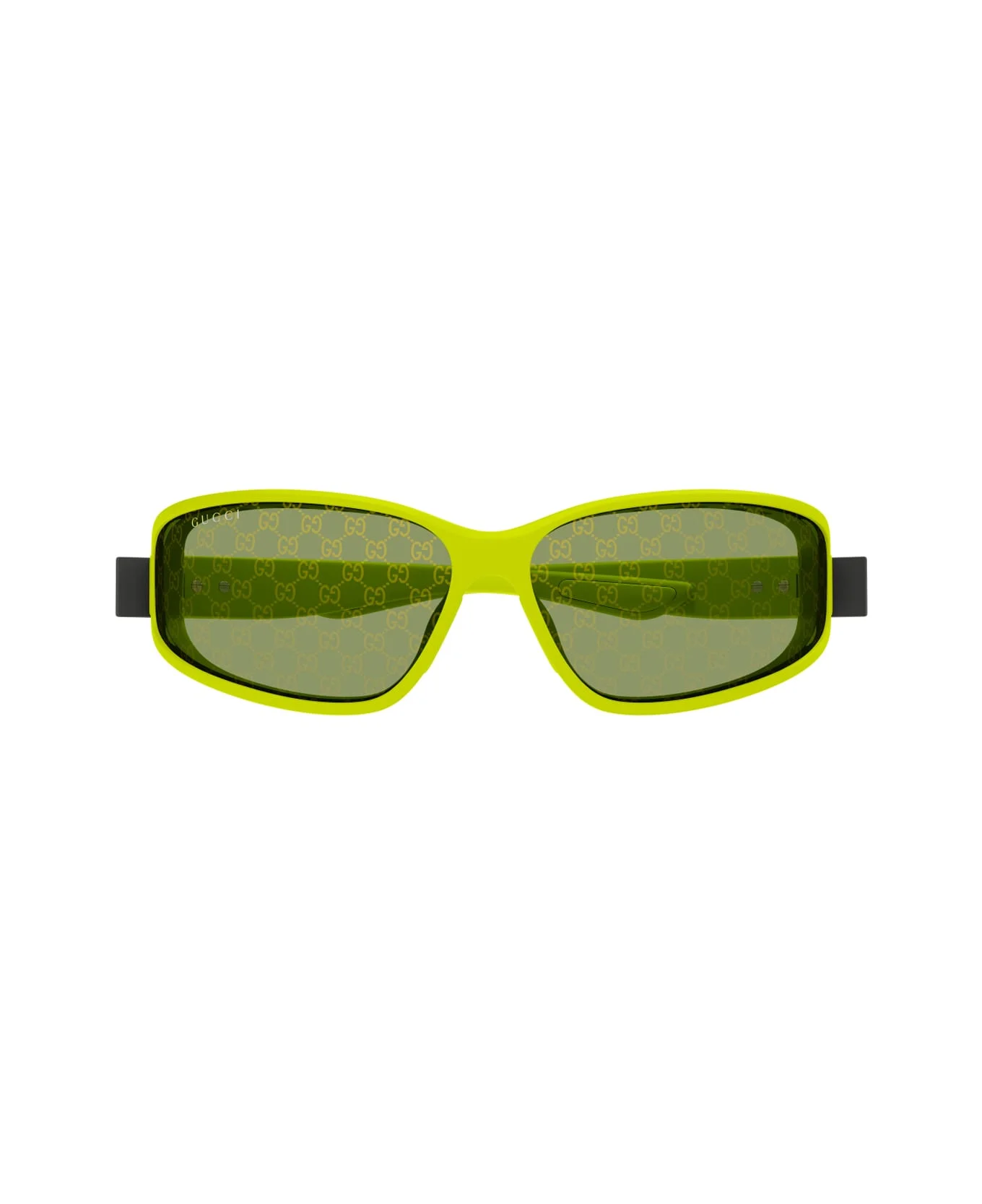 Gucci Gg2011s Linea Institutional Logo 002 Green Sunglasses - 1