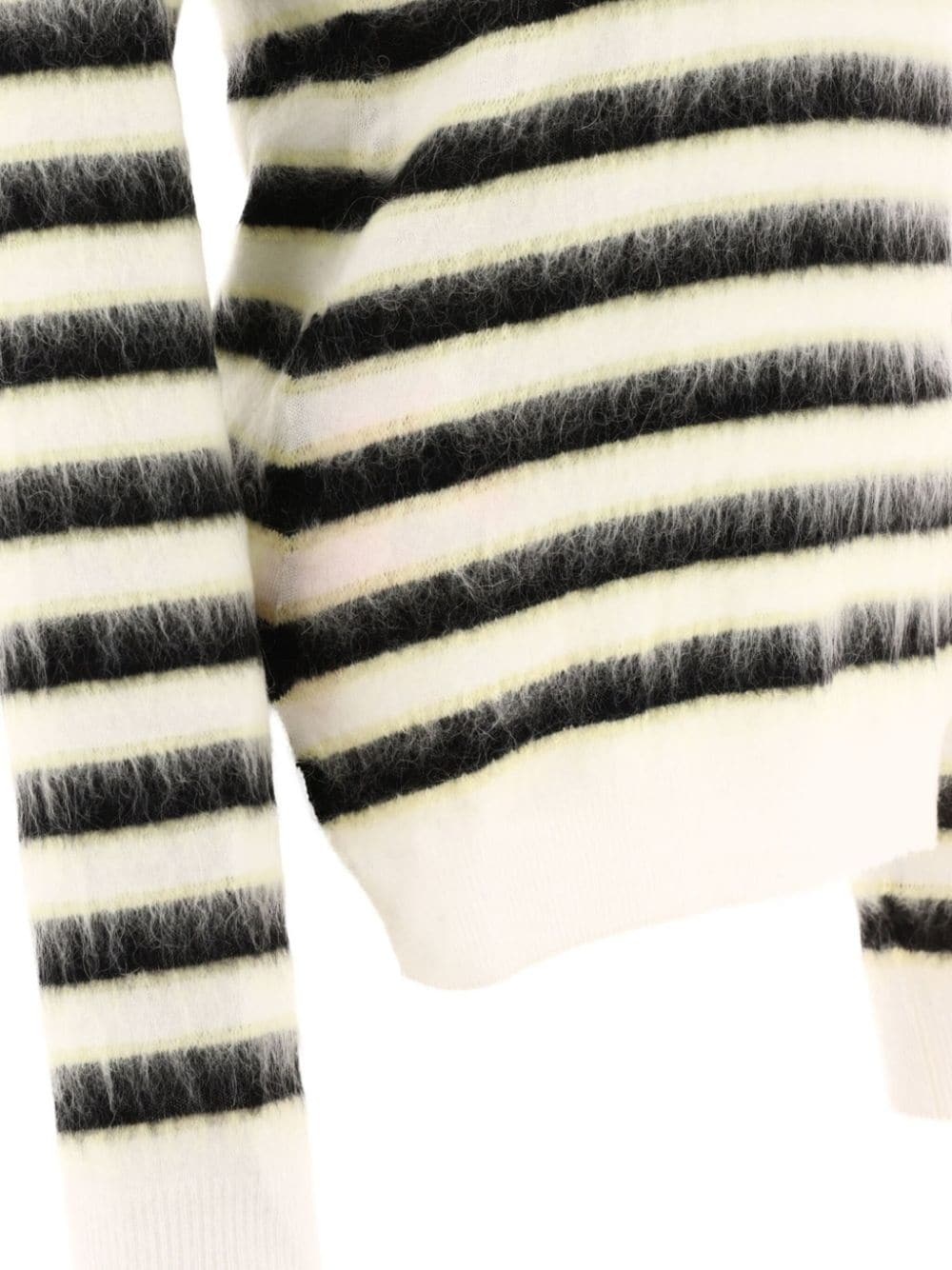 striped virgin wool jumper - 4