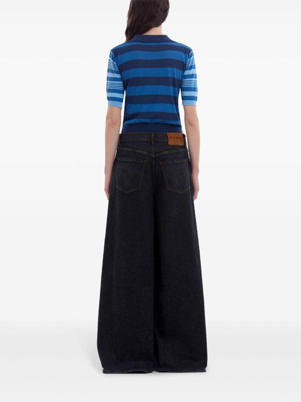 high-rise wide-leg jeans - 4