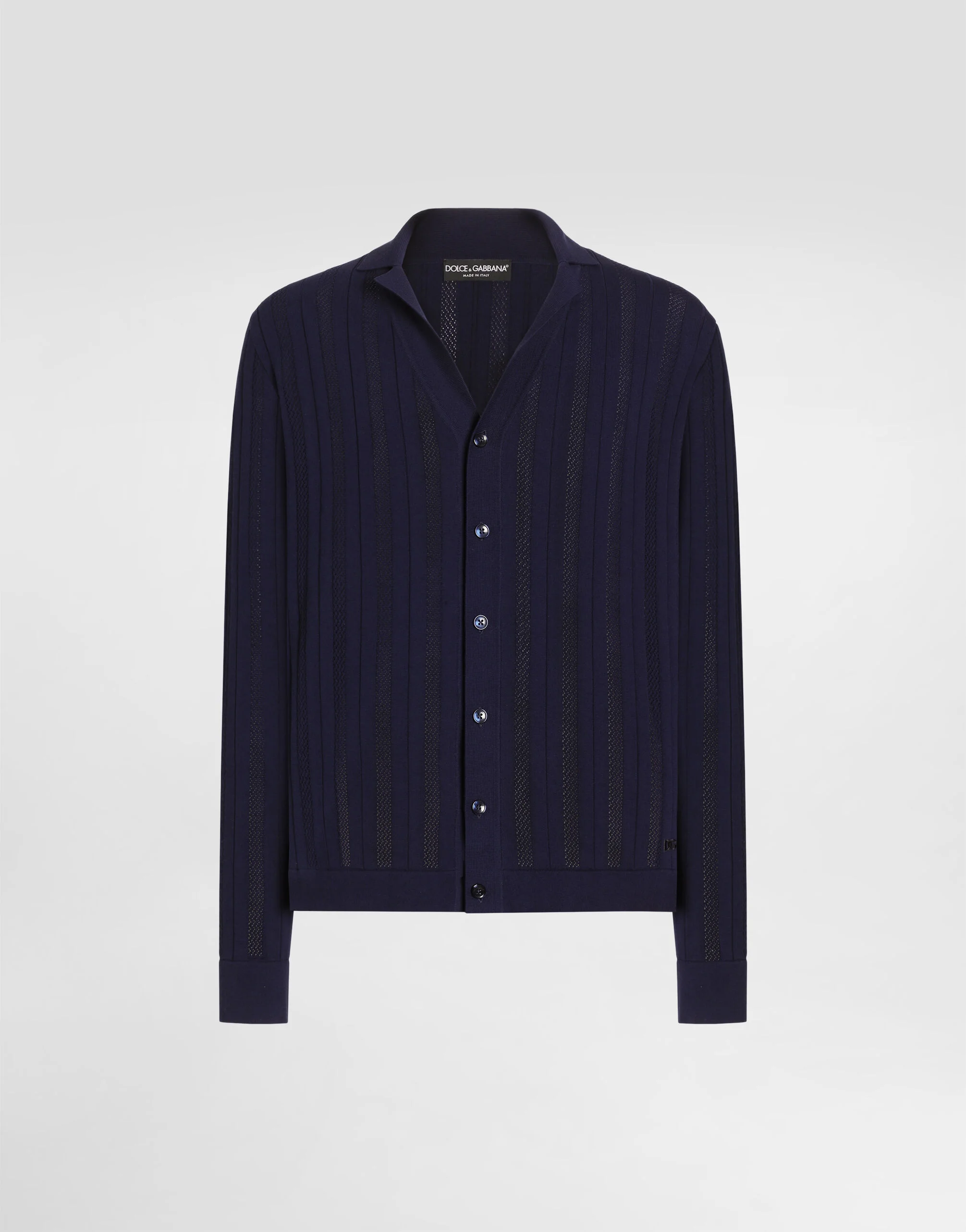 Openwork cotton cardigan - 1