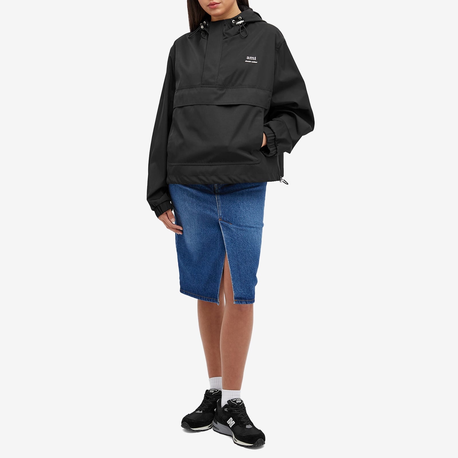 AMI Paris HOODED AMI ALEXANDRE MATTIUSSI WINDBREAKER