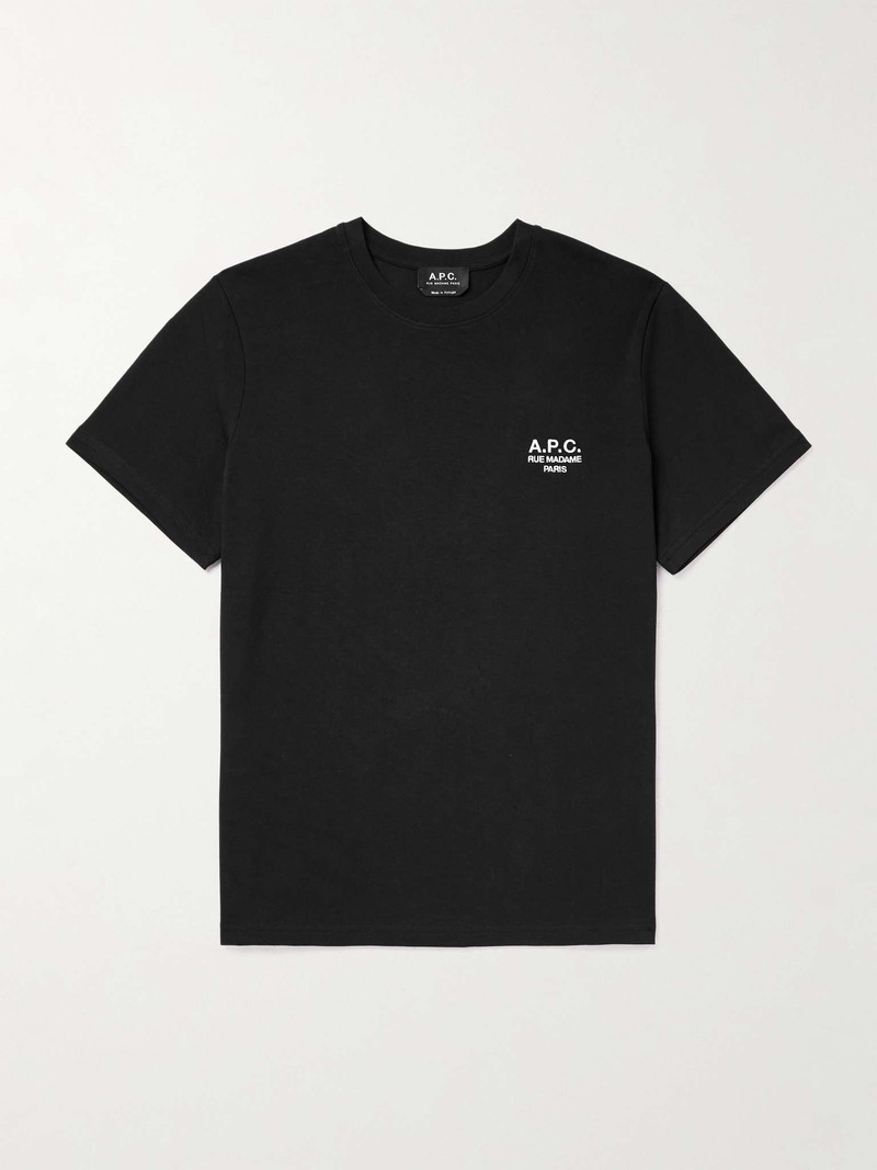 Logo-Embroidered Cotton-Jersey T-Shirt - 1