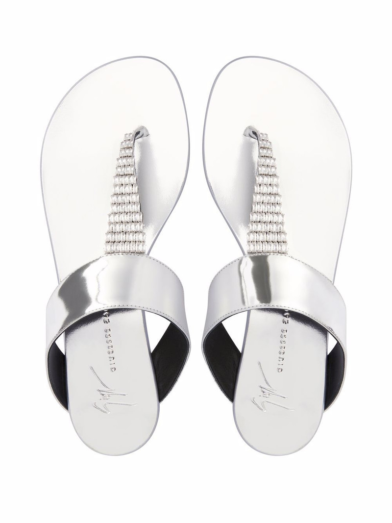 Cleta crystal-embellished sandals 4